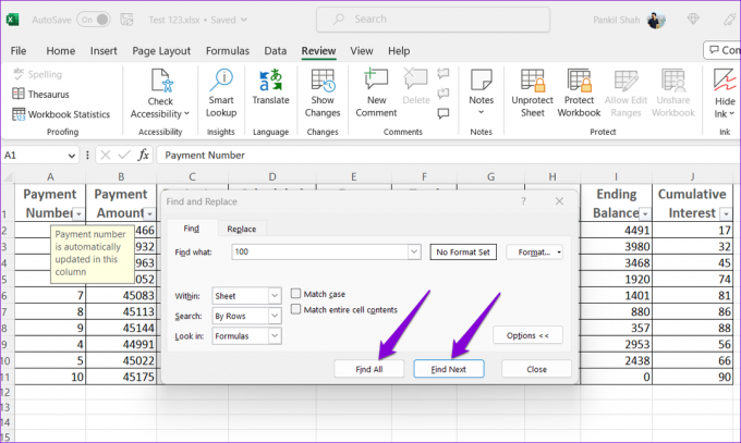 ใช้ค้นหาและแทนที่ใน Excel