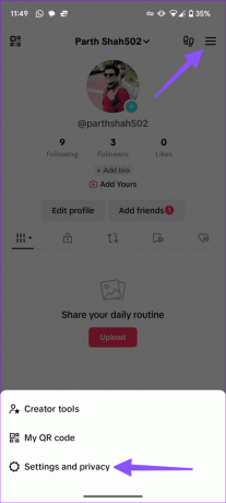 TikTok não me deixa curtir vídeos 3