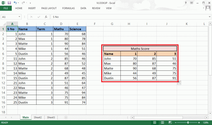 Przeciągnij formułę przez tabelę i uzyskaj cały wynik | Jak korzystać z WYSZUKAJ.PIONOWO z wieloma kryteriami