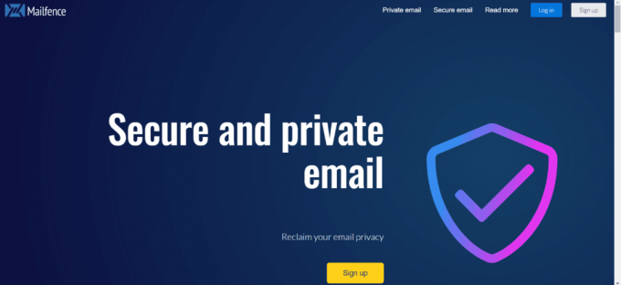 Домашня сторінка Mailfence. 18 найкращих безкоштовних анонімних постачальників електронної пошти