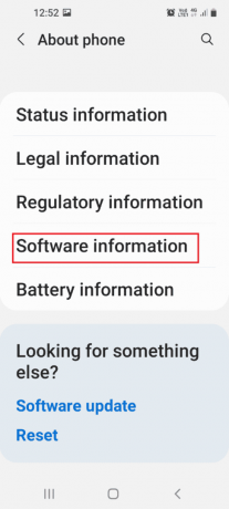 Dodirnite karticu Informacije o softveru. Ispravite pogrešku SIM kartice Galaxy Note 5