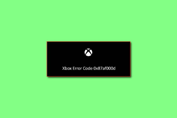 Исправить код ошибки Xbox 0x87af000d