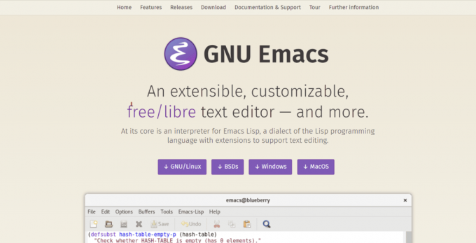 Emacs | Beste LaTeX-Editoren für Windows- und Mac-Geräte 