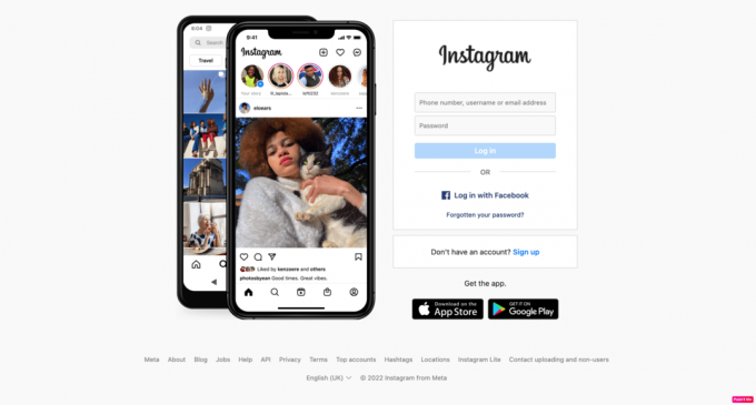Instagram-Homepage | beste kostenlose WLAN-Anruf-App für das iPhone