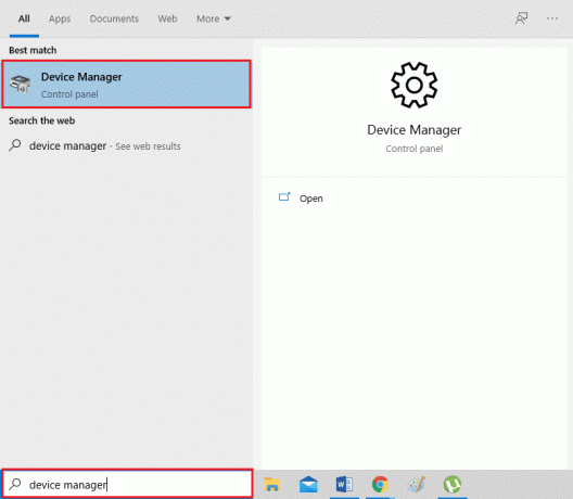 Start Enhetsbehandling | Fiks lydstamming i Windows 10