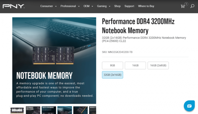 PNY 성능 DDR4 DRAM | PC4 32000의 속도는 얼마입니까?