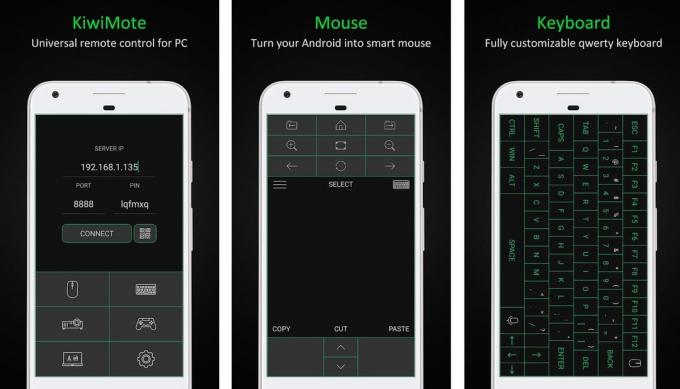 KiwiMote | Beste Android-Apps zur Steuerung des PCs von Ihrem Smartphone aus