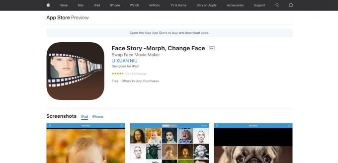 Магазин додатків Face Story | злиття обличчя онлайн безкоштовно
