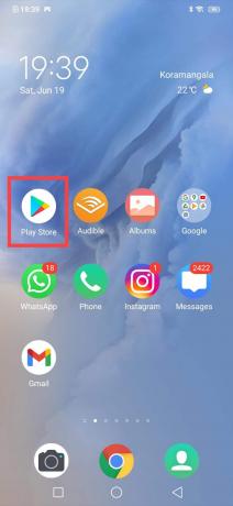 Start Play Store vanuit het app-menu op je telefoon | Fix YouTube blijft me uitloggen