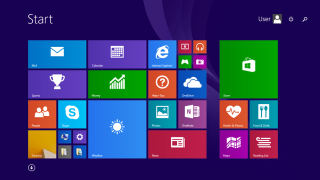 Windows_8.1_Pro_Default_Start_Screen Legrosszabb operációs rendszerek