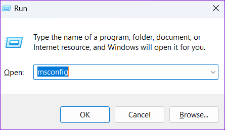 Öffnen Sie die Systemkonfiguration unter Windows 11