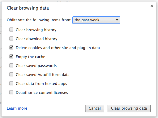 Данни за сърфиране в Chrome
