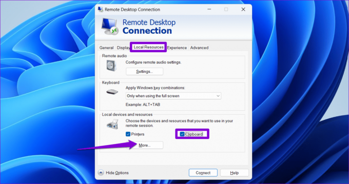 Aktivieren Sie die Zwischenablage in der Remotedesktopsitzung unter Windows