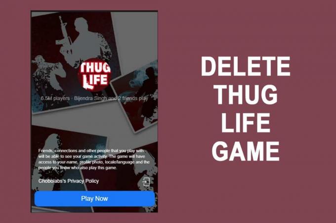 Kako izbrisati igro Thug life iz Facebook messengerja