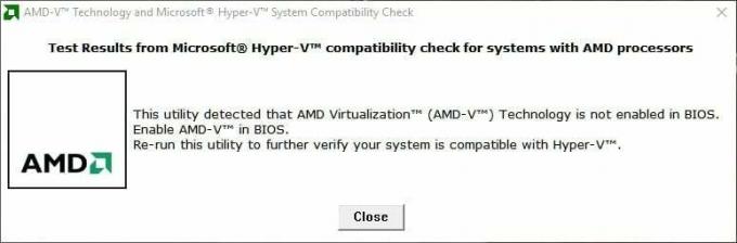 Das System ist kompatibel mit Hyper-V