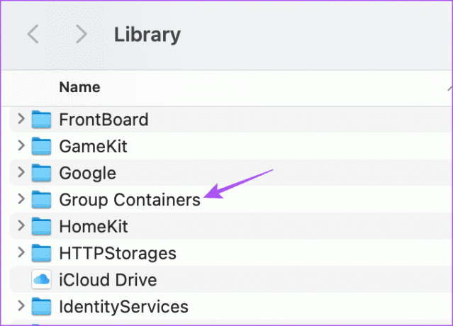 библиотека групповых контейнеров Mac