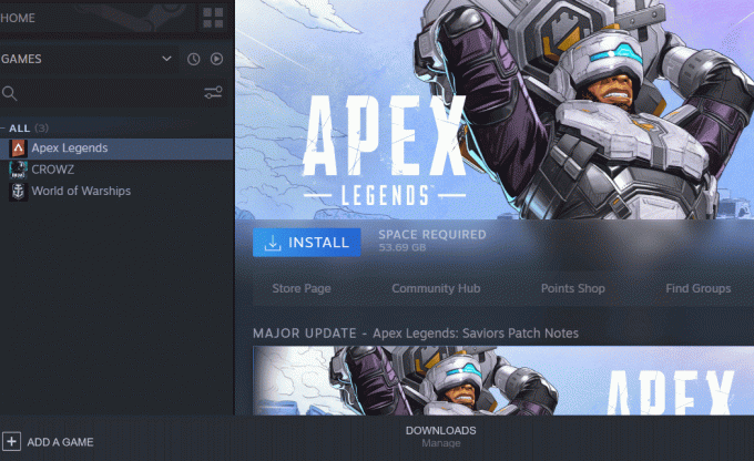 INSTALLERE Apex Legends-applikasjonen 