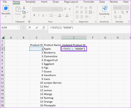 como adicionar e remover zeros à esquerda no Excel 16
