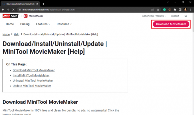 Pritisnite gumb Download MovieMaker. 25 najboljih MKV playera za preuzimanje za Windows 10