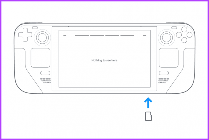 Umetnite microSD karticu u utor za microSD karticu na dnu uređaja