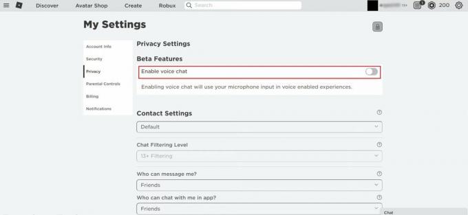 Tænd for indstillingen Aktiver stemmechat | Kan 12-årige bruge Roblox Voice Chat