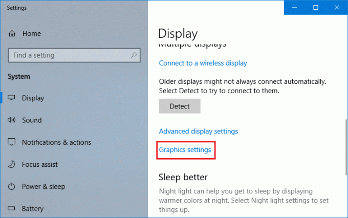 حدد العرض ثم انقر على رابط إعدادات الرسومات في الأسفل. كيفية تحسين Windows 10 للألعاب والأداء؟