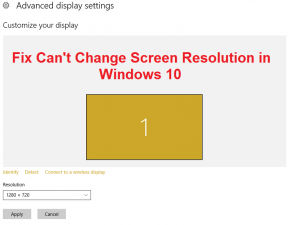 Oprava Nelze změnit rozlišení obrazovky ve Windows 10