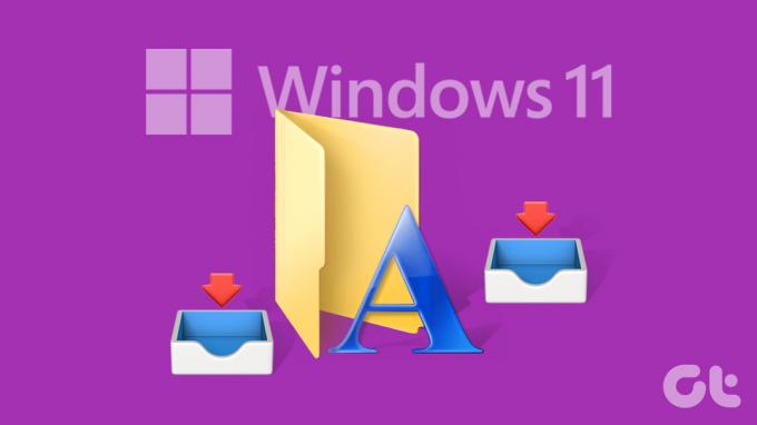 Fonttien asentaminen Windows 11:een