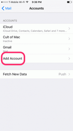 Ios Iphone Mail Režim nízkej spotreby Nastavenia Účty Načítanie oznámení Push 9
