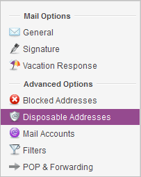 Адреси за еднократна употреба на Yahoo