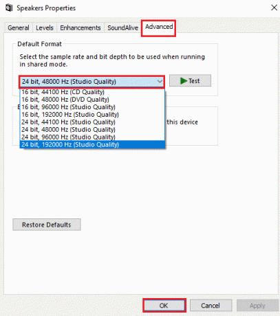 pažymėkite parinktį Įjungti garso patobulinimus skiltyje Signal Enhancements. Kodėl mano kompiuteris skleidžia juokingus garsus?