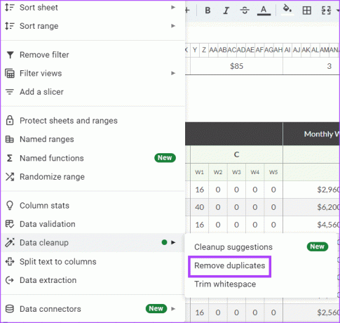 come evidenziare e rimuovere i duplicati nei fogli Google 16