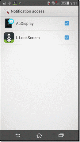 Ekran blokady Androida L 4