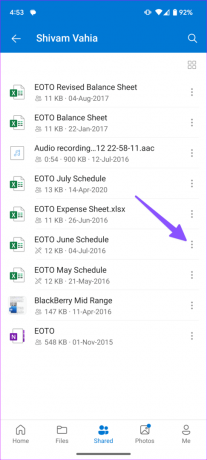 Speichern Sie freigegebene Dateien auf OneDrive 12