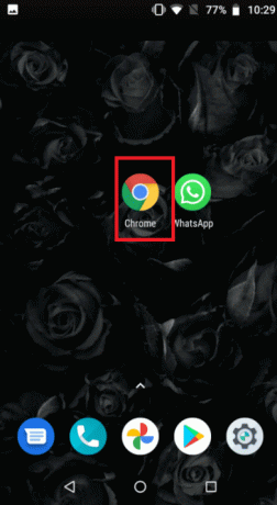 Öppna webbläsaren Chrome på din Android-telefon. Hur man aktiverar skrivbordsläge på Android-webbläsare