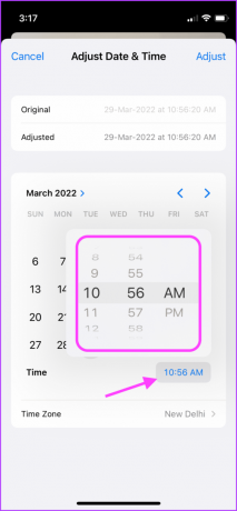Muokkaa päivämäärän ja kellonajan EXIF-tietoja iPhone 7:ssä