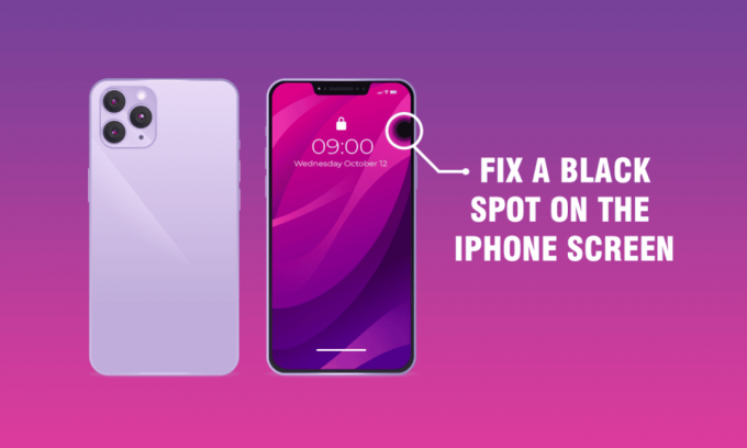 Kuinka korjata Black Spot iPhone-näytöllä