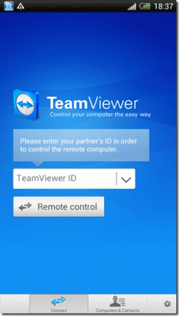 Team Viewer สำหรับรีโมทคอนโทรล 1