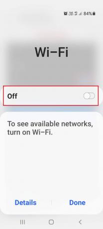Wi-fi kikapcsolása