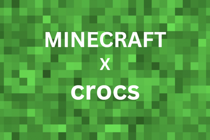 คอลเลกชันครอสโอเวอร์ Minecraft-Crocs