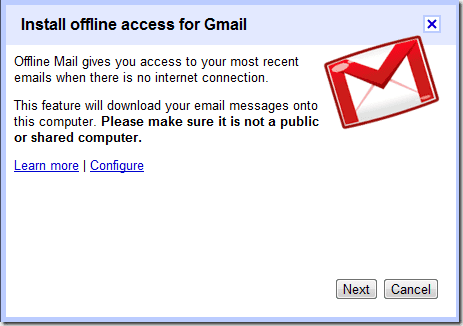 Acessar o gmail offline2