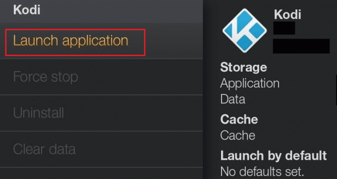 Végül kattintson a Launch alkalmazásra a Kodi Streaming szolgáltatások élvezetéhez