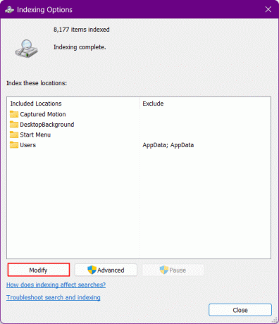 Izmijeni opciju. 17 načina da popravite Windows 11 izbornik Start koji ne radi