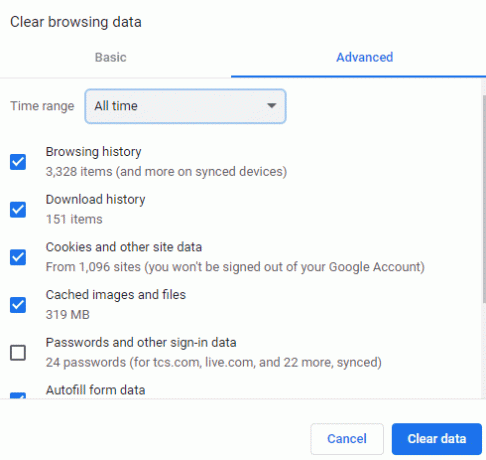 atlasiet laika diapazonu, kurā darbība jāpabeidz. Labojiet Google Chrome Status Invalid Image Hash Error