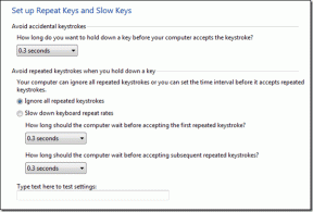 ჩართეთ ან გამორთეთ Sticky Keys, Filter Keys, Toggle Keys Windows 7-ში