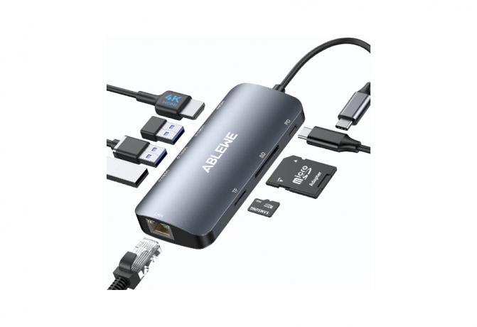 USB-C sargspraudnis ar Ethernet