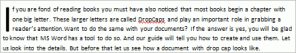 एमएस वर्ड में ड्रॉप कैप्स कैसे डालें और फॉर्मेट करें
