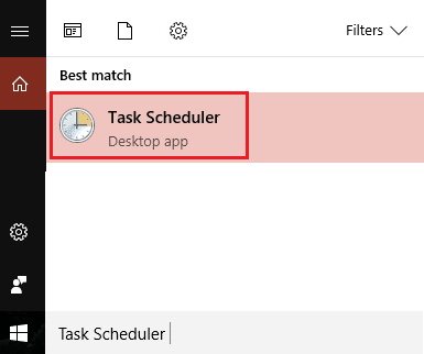 คลิกที่ Task Scheduler
