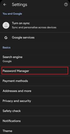 potražite Password Manager