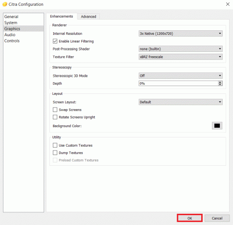 Napsauta OK Citra Configurationissa. Kuinka pelata 3DS-pelejä PC: llä